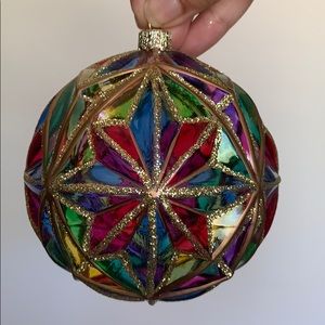 Stained glass ornament